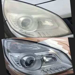 Pulido y lacado de faro, servicio solo a domicilio