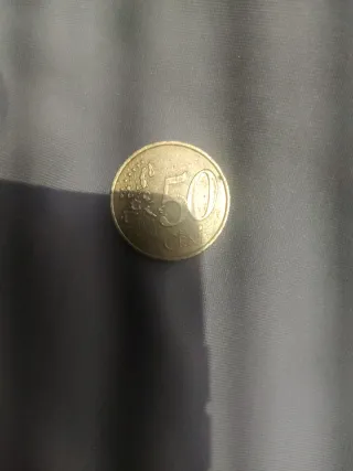 Moneda 50 céntimos 2001