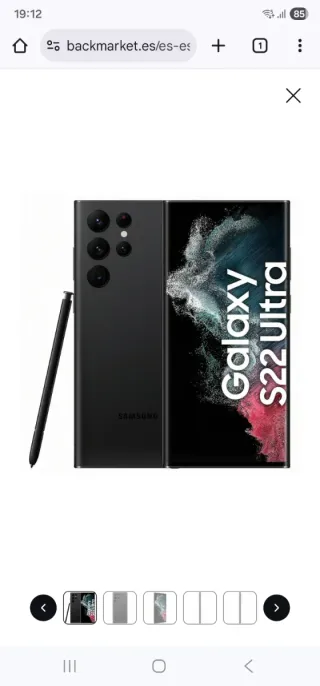 Samsung Galaxy S22 Ultra Negro