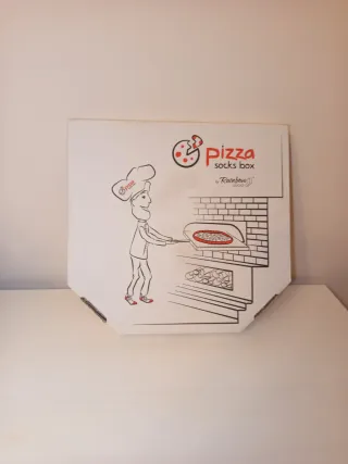 Calcetines divertidos diseño pizza