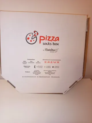 Calcetines divertidos diseño pizza