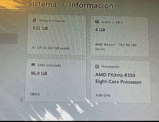 PC Gaming AMD 8 núcleos + Win 11 Pro