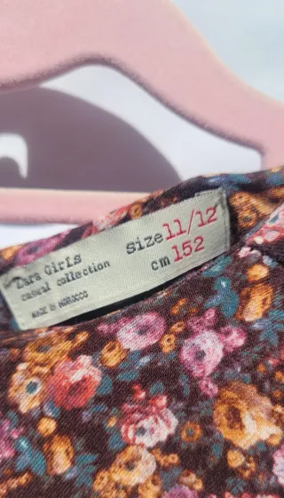 Vestido niña Zara Boho Talla 11-12