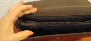 Bolso Cartera Marrón con Hebilla Tortoise