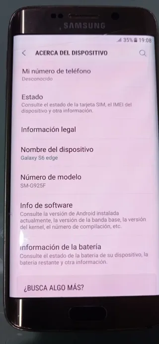 Samsung Galaxy S6 Edge Oro/Argento