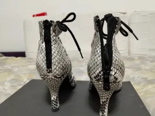 Botines de bailes latinos con cordones