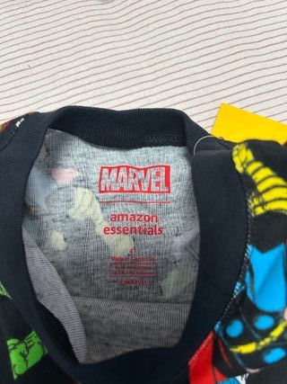 Pijama Marvel 4 años Manga Larga