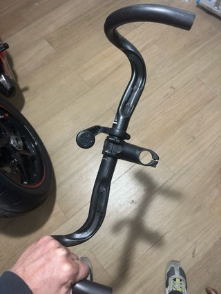 Manillar carbono EVO  soporte Garmin i pontencia