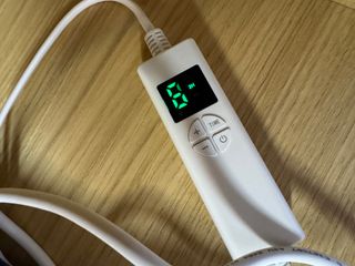 Manta eléctrica azul 126x30 cm