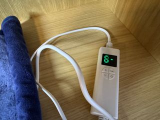 Manta eléctrica azul 126x30 cm