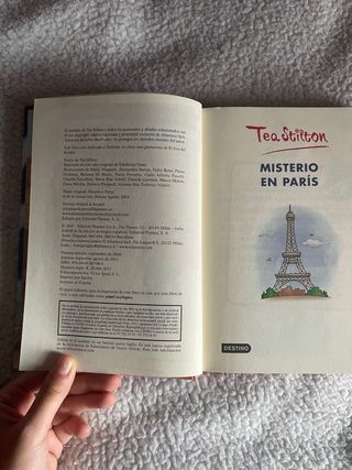 Libro Misterio en París Tea Stilton
