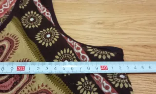 Camisa sin mangas estampada