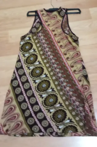 Camisa sin mangas estampada