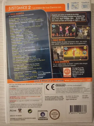 Caja vacía Just Dance 2 Wii