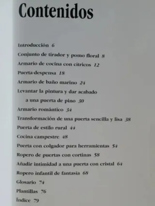 Libros decoración / bricolaje, a 5 € cada uno