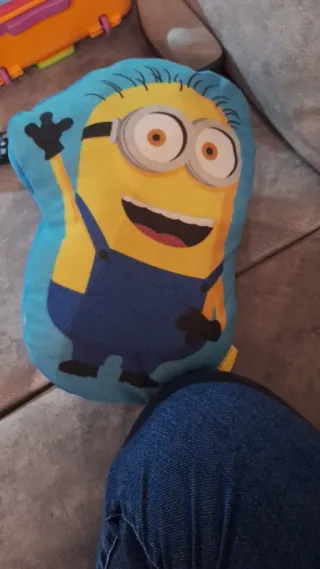 Cojín Minions Azul