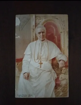 Antica cartolina Papa 1905