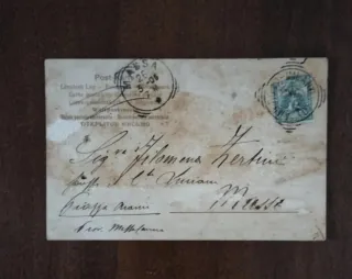 Antica cartolina Papa 1905