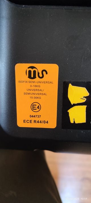 Cadeira Auto Bebé 0-36kg