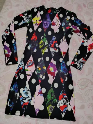 Vestido Desigual Talla S Elástico