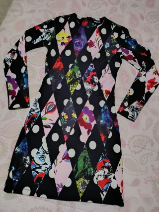 Vestido Desigual Talla S Elástico