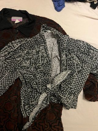 Lote 3 Camisas Mujer Marrón y Rojo