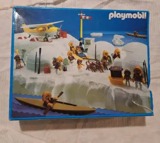 Playmobil 3465 - Esquimales con trineo (1984)