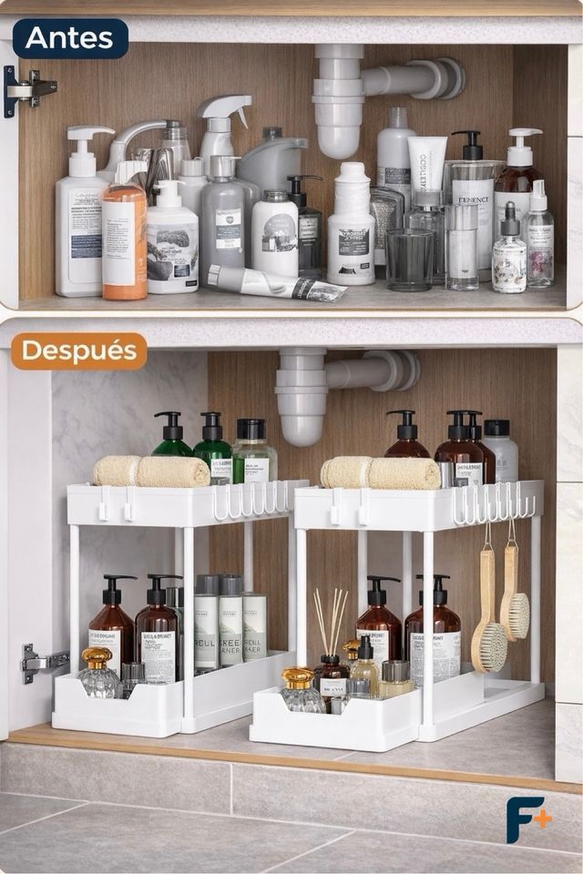 Pack 2 Organizadores Cocina Bajo Fregadero