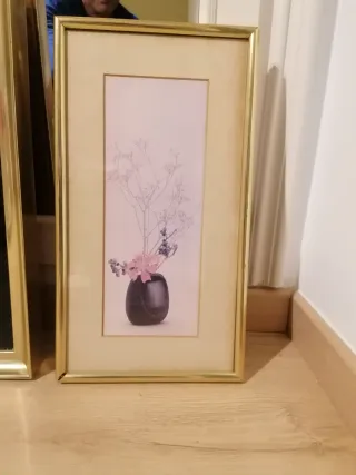 Cuadros vintage madera y metal