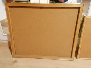 Cuadros vintage madera y metal