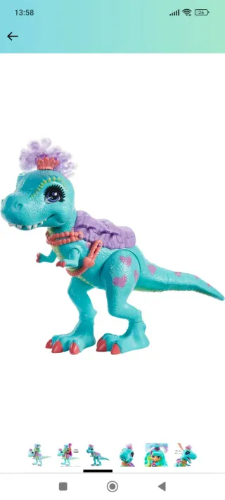 Muñeca Cave Club y Dinosaurio. OFERTAAAAAA