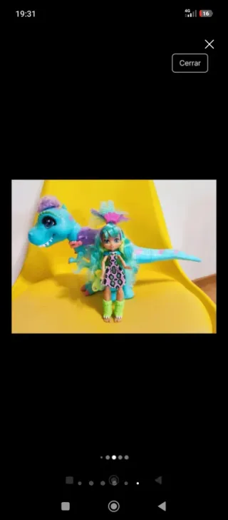 Muñeca Cave Club y Dinosaurio. OFERTAAAAAA