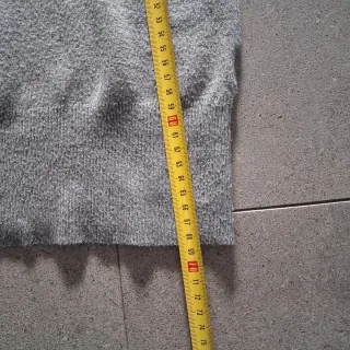 Chaleco de punto Zara gris mujer