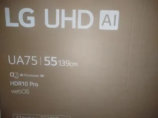 LG UHD AI TV 55 139cm UA75