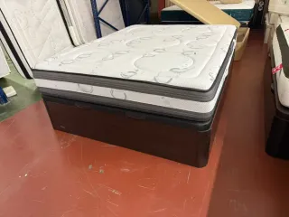 Base Cama Canapé Flex 150x190 Madera Wengué