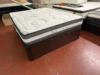 Base Cama Canapé Flex 150x190 Madera Wengué