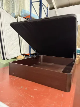 Base Cama Canapé Flex 150x190 Madera Wengué