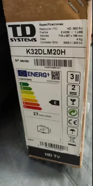 TD SYSTEMS TV 32 DVB T2/C HDMI USB RECORDER