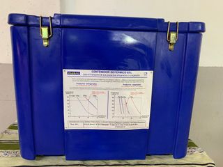 Caja Isotérmica Azul 63x53x53