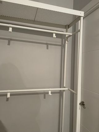 Perchero Metálico Blanco Ikea Mackapär