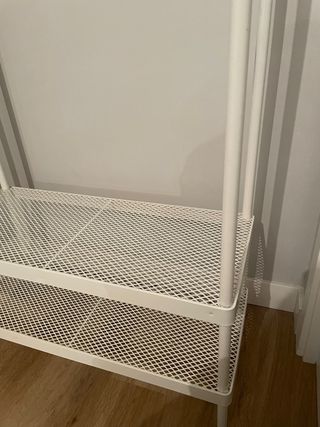 Perchero Metálico Blanco Ikea Mackapär