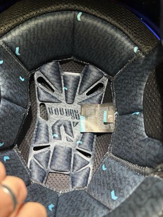 Casco Jet Unik Talla L Azul