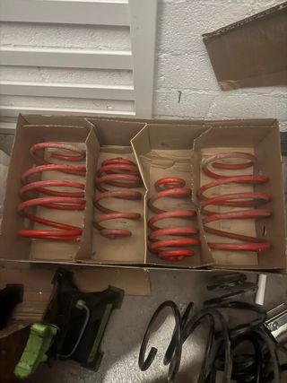 Muelles Deportivos Teknic Rojos