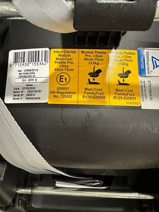 Maxi-Cosi Pebble Pro i-Size + FamilyFix 3