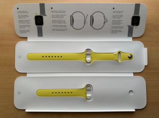 Apple Watch 41mm. Lemon Zest Sport Band