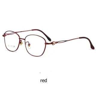 Gafas de metal plateadas y rosas graduadas