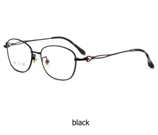 Gafas de metal plateadas y rosas graduadas