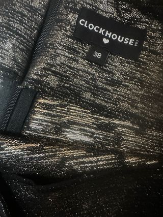 Falda metalizada fiesta T.38 Clockhouse(ver med.)