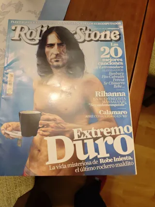 Revista Rolling Stone Extremoduro Robe Iniesta Ori
