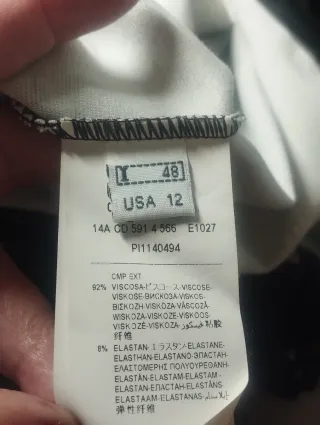 Vestido recto negro Cavalli Class lentejuelas